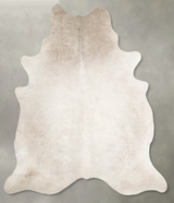 Champagne X-Large Brazilian Cowhide Rug 7'4"H x 6'3"W #A55046 by Hudson Hides