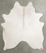 Champagne Large Brazilian Cowhide Rug 6'3"H x 5'8"W #A55048 by Hudson Hides