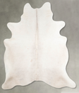 Champagne X-Large Brazilian Cowhide Rug 7'2"H x 6'0"W #A55050 by Hudson Hides
