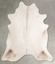 Champagne X-Large Brazilian Cowhide Rug 6'8"H x 6'5"W #A55051 by Hudson Hides