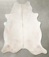 Champagne XX-Large Brazilian Cowhide Rug 7'7"H x 6'10"W #A55055 by Hudson Hides