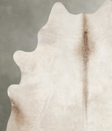 Champagne Large Brazilian Cowhide Rug 6'9"H x 5'11"W #A55059 by Hudson Hides