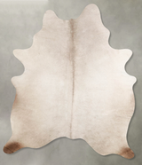 Champagne Large Brazilian Cowhide Rug 7'0"H x 5'3"W #A55060 by Hudson Hides