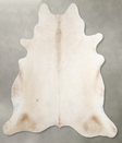 Champagne X-Large Brazilian Cowhide Rug 6'10"H x 6'5"W #A55061 by Hudson Hides
