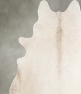 Champagne X-Large Brazilian Cowhide Rug 6'10"H x 6'5"W #A55061 by Hudson Hides