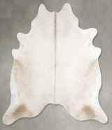 Champagne XX-Large Brazilian Cowhide Rug 7'7"H x 7'2"W #A55062 by Hudson Hides