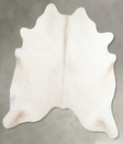 Champagne X-Large Brazilian Cowhide Rug 6'7"H x 6'5"W #A55067 by Hudson Hides