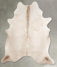 Champagne Large Brazilian Cowhide Rug 6'8"H x 5'10"W #A55070 by Hudson Hides