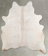 Champagne Large Brazilian Cowhide Rug 6'3"H x 5'4"W #A55071 by Hudson Hides