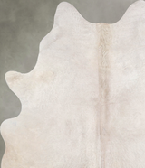 Champagne Large Brazilian Cowhide Rug 6'3"H x 5'4"W #A55071 by Hudson Hides