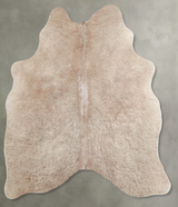 Taupe Medium Brazilian Cowhide Rug 4'11"H x 4'6"W #A55074 by Hudson Hides