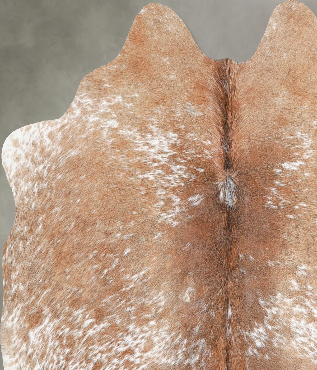 Salt and Pepper Brown Medium Brazilian Cowhide Rug 5'1"H x 4'9"W #A55075 by Hudson Hides