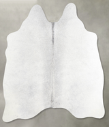 Medium Grey Medium Brazilian Cowhide Rug 4'10"H x 4'9"W #A55076 by Hudson Hides