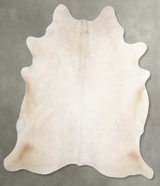 Champagne X-Large Brazilian Cowhide Rug 7'1"H x 6'3"W #A55078 by Hudson Hides