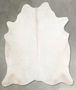 Champagne X-Large Brazilian Cowhide Rug 7'2"H x 6'3"W #A55079 by Hudson Hides