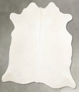 Champagne Large Brazilian Cowhide Rug 5'11"H x 5'4"W #A55089 by Hudson Hides