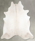 Champagne XX-Large Brazilian Cowhide Rug 7'10"H x 7'0"W #A55093 by Hudson Hides
