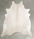 Champagne XX-Large Brazilian Cowhide Rug 7'8"H x 7'4"W #A55097 by Hudson Hides