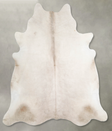 Champagne XX-Large Brazilian Cowhide Rug 7'3"H x 7'2"W #A55098 by Hudson Hides