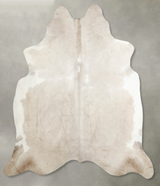Champagne X-Large Brazilian Cowhide Rug 6'11"H x 6'11"W #A55099 by Hudson Hides