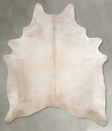 Champagne XX-Large Brazilian Cowhide Rug 8'1"H x 6'8"W #A55101 by Hudson Hides