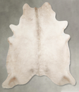 Champagne XX-Large Brazilian Cowhide Rug 7'5"H x 6'11"W #A55105 by Hudson Hides