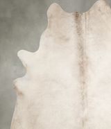 Champagne XX-Large Brazilian Cowhide Rug 7'5"H x 6'11"W #A55105 by Hudson Hides