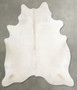 Champagne X-Large Brazilian Cowhide Rug 7'2"H x 6'7"W #A55107 by Hudson Hides