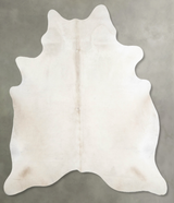 Champagne X-Large Brazilian Cowhide Rug 7'2"H x 6'7"W #A55107 by Hudson Hides