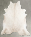 Champagne XX-Large Brazilian Cowhide Rug 7'10"H x 7'6"W #A55108 by Hudson Hides
