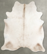 Champagne X-Large Brazilian Cowhide Rug 7'4"H x 6'5"W #A55109 by Hudson Hides