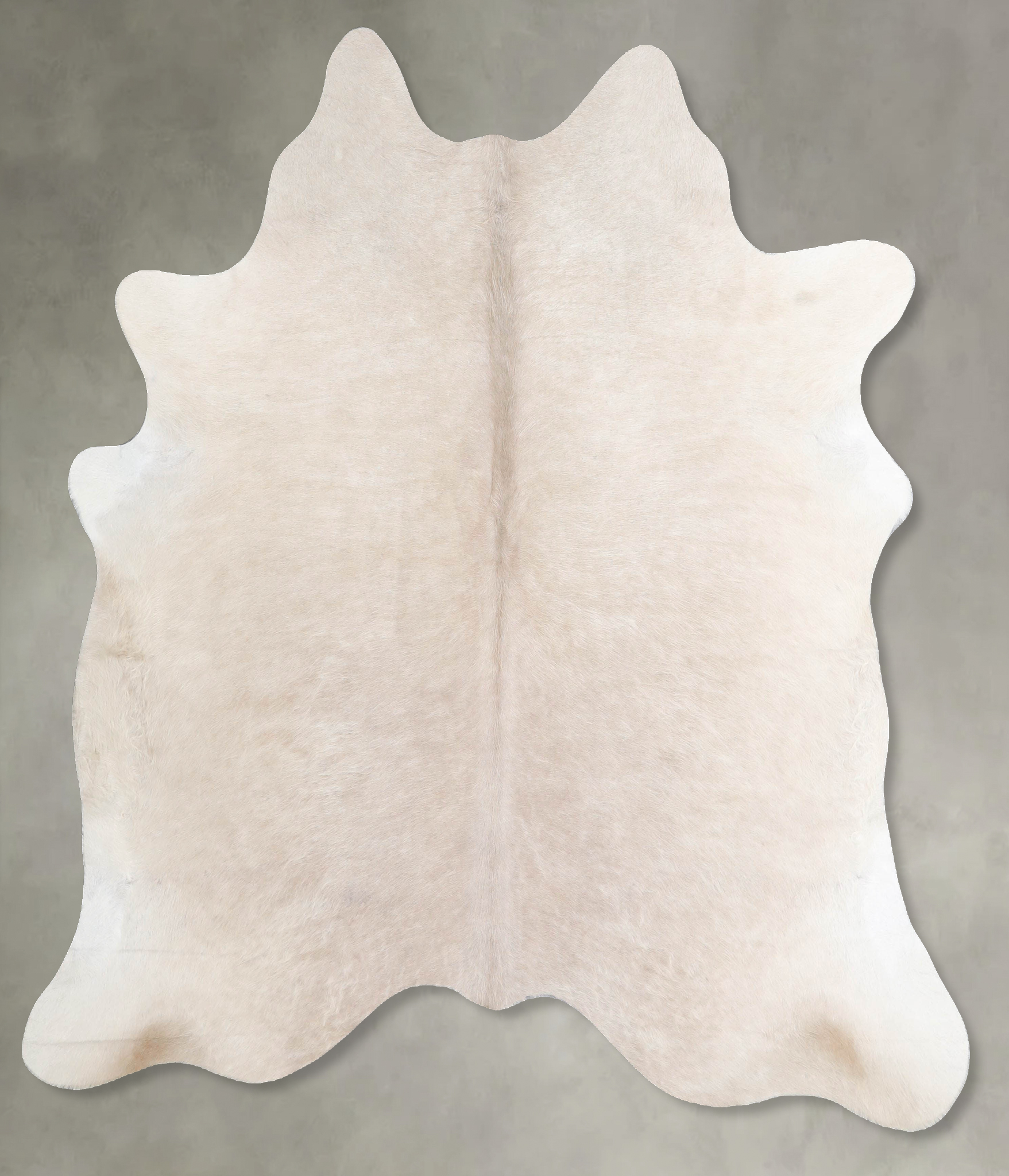 Solid White Cowhide Rug #A55112