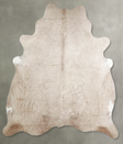 Champagne X-Large Brazilian Cowhide Rug 6'10"H x 6'3"W #A55113 by Hudson Hides