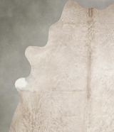 Champagne X-Large Brazilian Cowhide Rug 6'10"H x 6'3"W #A55113 by Hudson Hides