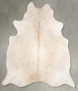 Champagne Large Brazilian Cowhide Rug 6'8"H x 6'0"W #A55115 by Hudson Hides