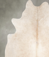 Champagne Large Brazilian Cowhide Rug 6'8"H x 6'0"W #A55115 by Hudson Hides