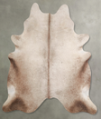 Taupe X-Large Brazilian Cowhide Rug 7'0"H x 6'4"W #A55120 by Hudson Hides