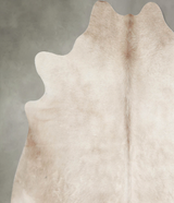 Champagne X-Large Brazilian Cowhide Rug 6'11"H x 6'9"W #A55123 by Hudson Hides