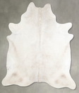 Champagne XX-Large Brazilian Cowhide Rug 7'7"H x 6'8"W #A55124 by Hudson Hides