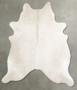 Champagne X-Large Brazilian Cowhide Rug 7'2"H x 6'6"W #A55125 by Hudson Hides