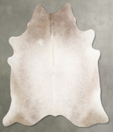 Champagne X-Large Brazilian Cowhide Rug 7'4"H x 6'9"W #A55126 by Hudson Hides