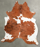 Tricolor X-Large Brazilian Cowhide Rug 7'6"H x 6'7"W #A55128 by Hudson Hides