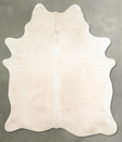 Champagne X-Large Brazilian Cowhide Rug 7'6"H x 6'1"W #A55136 by Hudson Hides
