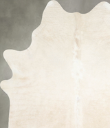 Champagne X-Large Brazilian Cowhide Rug 7'6"H x 6'1"W #A55136 by Hudson Hides