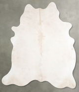 Champagne Large Brazilian Cowhide Rug 6'6"H x 5'11"W #A55137 by Hudson Hides