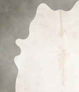 Champagne Large Brazilian Cowhide Rug 6'6"H x 5'11"W #A55137 by Hudson Hides