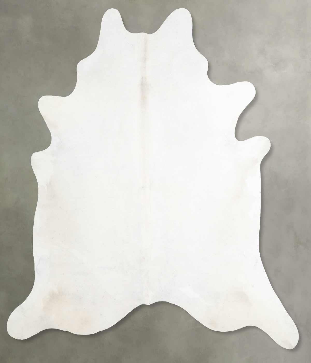 Solid White Cowhide Rug #A55141