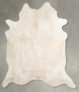 Champagne X-Large Brazilian Cowhide Rug 7'2"H x 6'11"W #A55143 by Hudson Hides