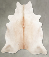 Champagne XX-Large Brazilian Cowhide Rug 7'4"H x 6'11"W #A55144 by Hudson Hides