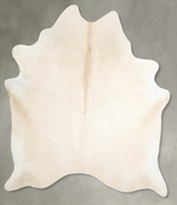 Champagne X-Large Brazilian Cowhide Rug 7'7"H x 6'6"W #A55145 by Hudson Hides